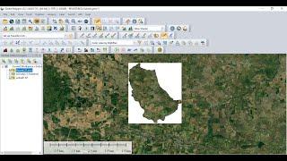 How to subset satellite imagery using .shp file in Global Mapper.