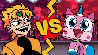 M.U.G.E.N Battles | Dio Brando vs Unikitty | JoJo's Bizarre Adventure vs Unikitty!