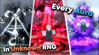 All Auras Showcase | Unknown RNG