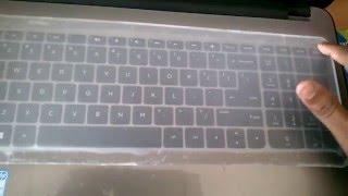 285) Applying a laptop keyboard dust protector for first time