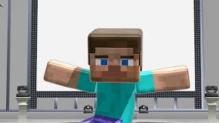 Steve from Minecraft Dances to Persona 4 Specialist Dance