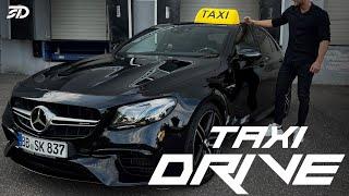 SD // TAXI QUIZ im Mercedes E63s AMG?! // STUTTGART - PICKUP - SOUNDCHECK