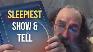 Best ASMR show-and-tell of my books to help you sleep