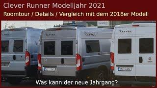 Clever Runner Modelljahr 2021 - Roomtour / Details / Vergleich zum 2018er Modell