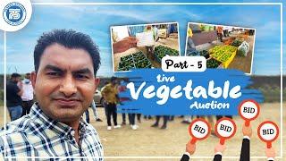 Live Vegetable auction in Pimpalgaon Baswant Nashik Part-5 | Practical Cold Storage visit