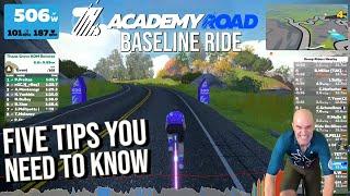 ZWIFT Academy 2021 Baseline Ride Explained // Five Things To KNOW!