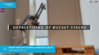 Automated Depalletizing of Bucket Stacks - UR10 and Computer Vision