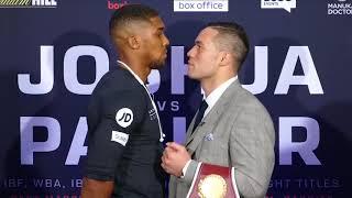 Anthony Joshua vs. Joseph Parker - OFFICIAL Face to Face - 27.03.2018