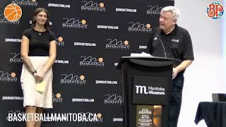 2024 Basketball Manitoba Awards Presentations - Mike Spack Lifetime Achievement Award