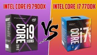 Intel Core i9 7900X vs Intel Core i7 7700K - Gaming Benchmarks