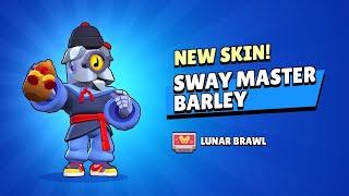 Buying The New Skin to Barley (Sway Master Barley!) #brawlstars #barley