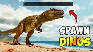 (ASA) How To Spawn ANY Dino in ARK Survival Ascended | Easy Summon COMMAND
