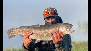 Trophy Trout Caught on HomeMADE Tube Mini Jig - Official End to So Cal Trout Season