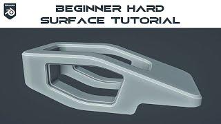 VANILLA hard surface modeling tutorial for Blender