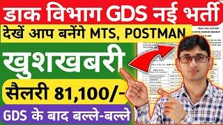 GDS New Vacancy Promotion Eligibility Criteria 2024 | Best Book for India Post GDS MTS Postman Exam