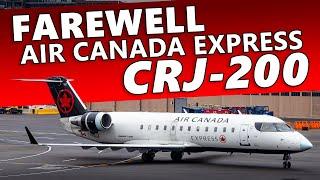 FAREWELL to the Air Canada Express CRJ-200!