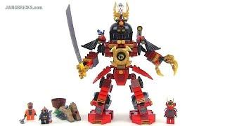  LEGO Ninjago 2012 Samurai Mech set review! 9448 re upload