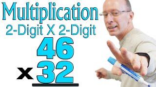 2-Digit by 2-Digit Multiplication Math - How to Multiply a 2-Digit Number