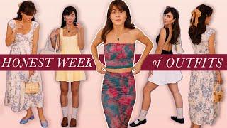Every Outfit I Wear in a Week (*as a coquettish little bb*)