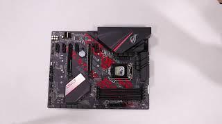 Unboxing Asus ROG STRIX B360-H GAMING 4DDR4 DVI/HDMI/M.2 uATX hands on (not a review)