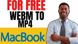 HOW TO CONVERT WEBM TO MP4 ON MAC