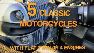 5 Classic Motorcycles with flat Engines, is it the perfect motorcycle Engine?