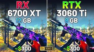 RX 6700 XT vs RTX 3060 Ti - Test in 12 Games in 2024