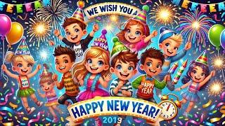  We Wish You a Happy New Year | Fun Kids Song for Singing and Dancing!  #newyearsong