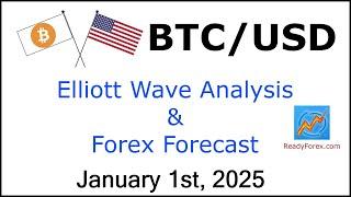 BTC USD Elliott Wave Analysis | BITCOIN Analysis | January 1, 2025 | BITCOIN | BTCUSD