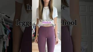 how to style PURPLE LEGGINGS