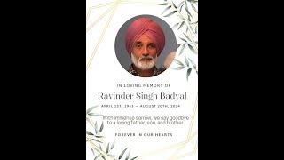 Late S. Ravinder Singh BADYAL