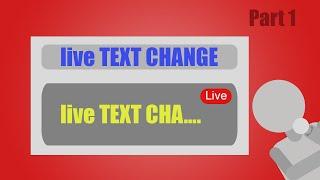 How To Make a Live Text Change in JQuery (part 1)