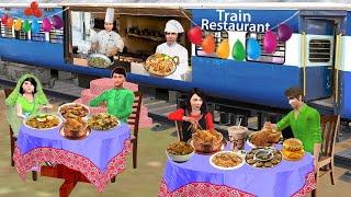 Train Restaurant Famous Street Food Rail Coach Restaurant Hindi Kahani Moral Stories Comedy Video