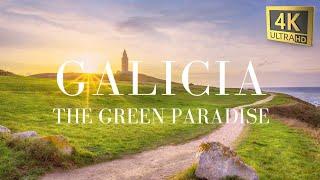 GALICIA GALIZA SPAIN - THE GREEN PARADISE  - 4K DRONE FOOTAGE 2024