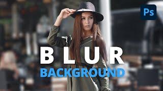 CARA BLUR / BOKEH BACKGROUND FOTO DI ADOBE PHOTOSHOP