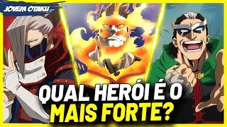 OS 10 HERÓIS PROFISSIONAIS MAIS FORTES DE BOKU NO HERO | My Hero Academia