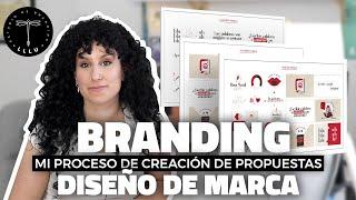 DISEÑO de propuestas de BRANDING | Mi proceso creativo como diseñadora de marcas para emprendedores