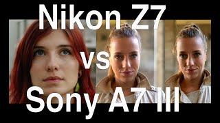 Nikon Z7 vs Sony A7III: Skintones, 10 Bit N-Log, AF, 5-Axis Stabilization