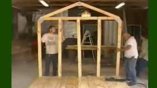 How to build a storage shed:  Frame