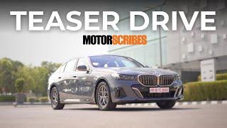 2024 BMW 5 Series - Teaser Drive | A Quick Look from behind the wheel | MotorScribes