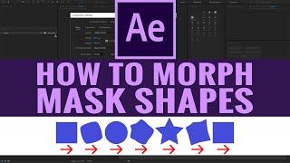 How To MORPH SHAPES In After Effects CC