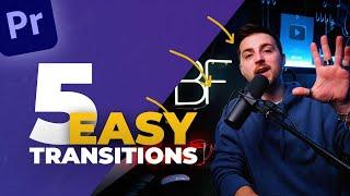5 Easy Video Transitions in Adobe Premiere Pro 2024