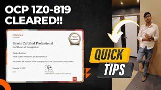 How to prepare for OCP Java SE 11 exam| My Experience |Oracle Certified  Java Professional Developer