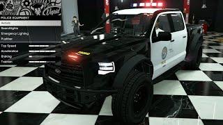 GTA 5 - DLC Vehicle Customization - Vapid Caracara Pursuit (Ford Raptor Police Car)