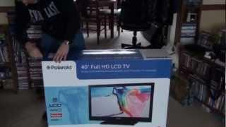 How to open Box with Polaroid TV  inside