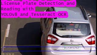 Automatic number plate recognition with Python, Yolov8 Tesseract OCR | computer vision