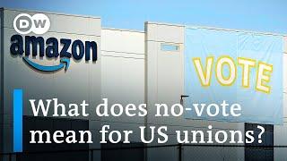 Amazon warehouse workers reject forming a union in Alabama | DW News