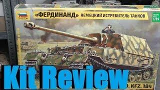 Kit review: Zvezda Jagdpanzer Ferdinand in 1/35 scale