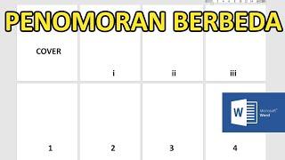 Cara Membuat Nomor Halaman Berbeda (Romawi Dan Angka) MS Word