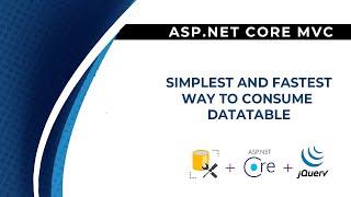 How to Create a Datatable in Asp.net Core